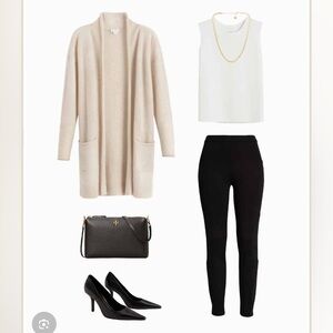 Lauren Ralph Lauren Women's Black Logo Leggings Pants, Sz Large